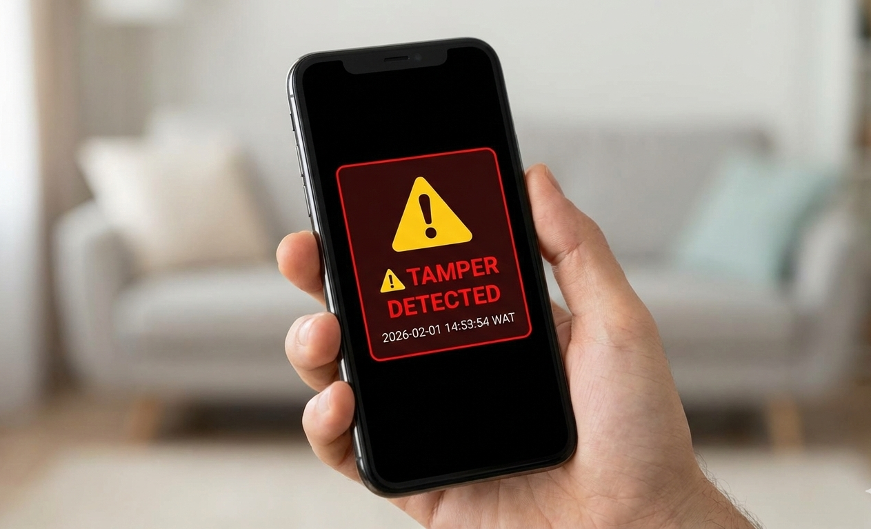 tamper detected 084t3